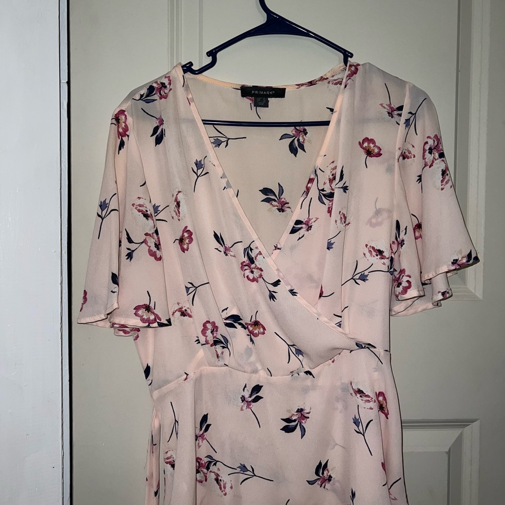Pink Floral Blouse